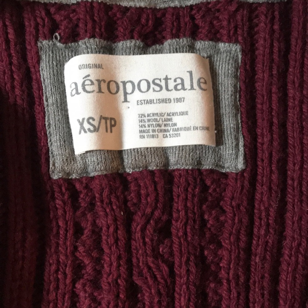 Maroon Collared Vest - image 3